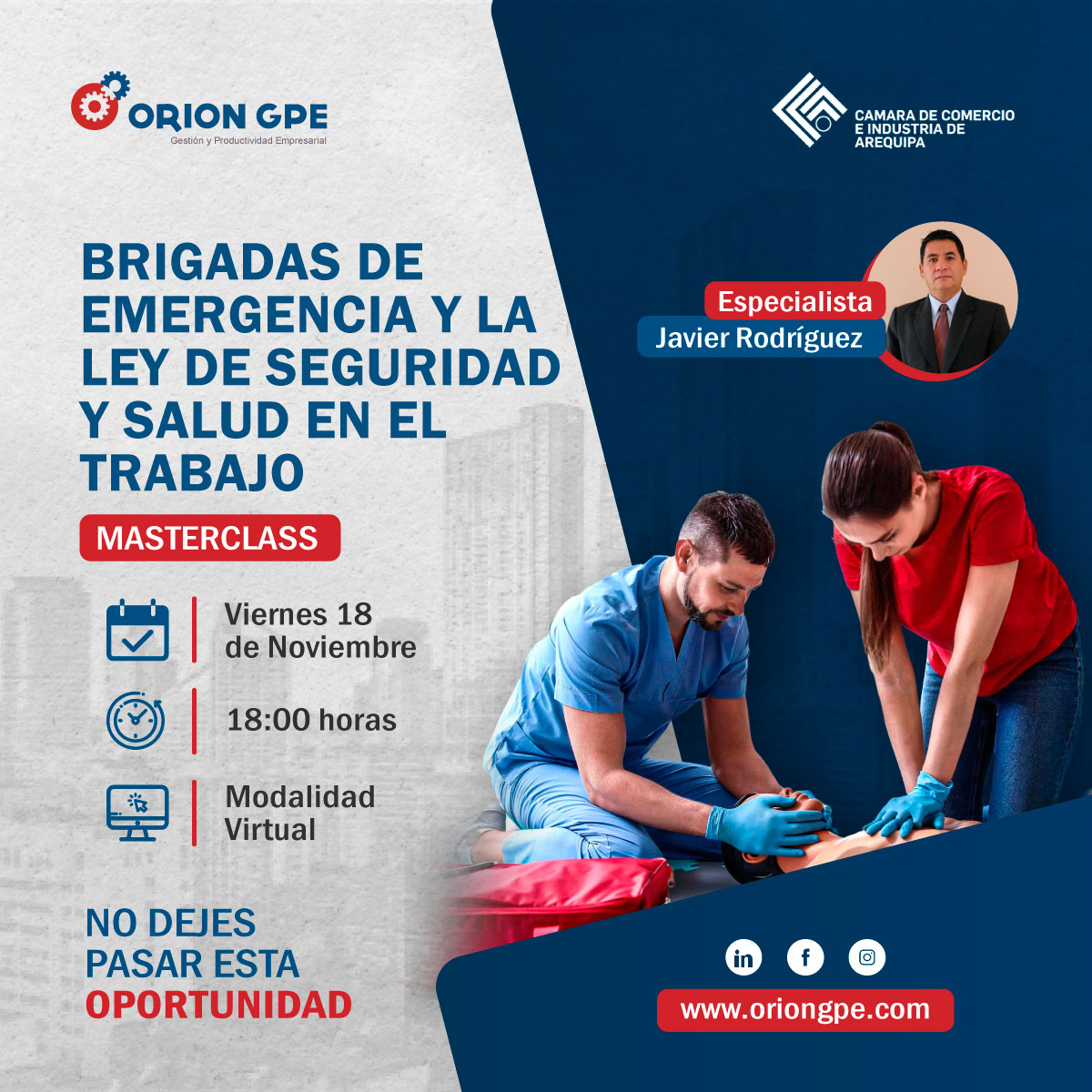 Brigadas de Emergencia y la Ley de Seguridad y Salud en el Trabajo